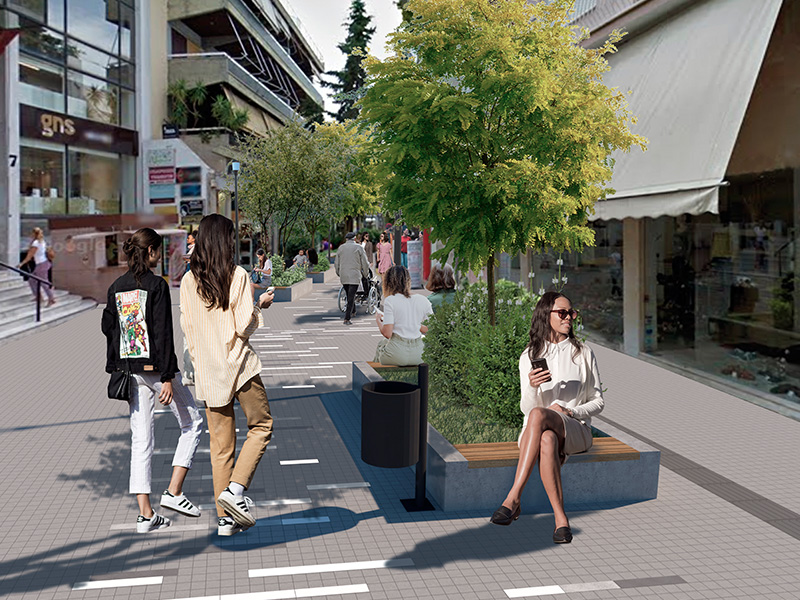 ΒΙΟΚΛΙΜΑΤΙΚΗ ΑΝΑΠΛΑΣΗ ΓΙΑ ΤΗΝ ΑΝΑΖΩΟΓΟΝΗΣΗ ΤΟΥ ΕΜΠΟΡΙΚΟΥ ΚΕΝΤΡΟΥ ΤΟΥ ΔΗΜΟΥ ΧΑΛΑΝΔΡΙΟΥ 